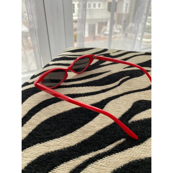 Retro red micro sunglasses - Picture 8 of 9